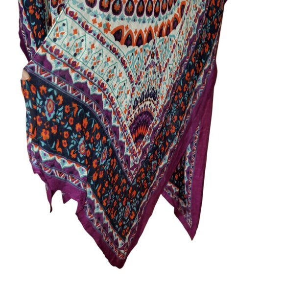 Nicole Miller Beautiful Long Hippie Festival Cover Up - 100% Viscose OS - Picture 5 of 9